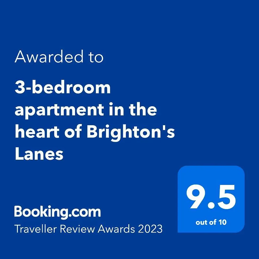 3-Bedroom Apartment In The Heart Of Brighton'S Lanes 브라이턴